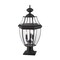 Z-Lite Westover 3 Light Outdoor Pier Mounted Fixture, Black & Clear Beveled 580PHB-533PM-BK - alternate 3